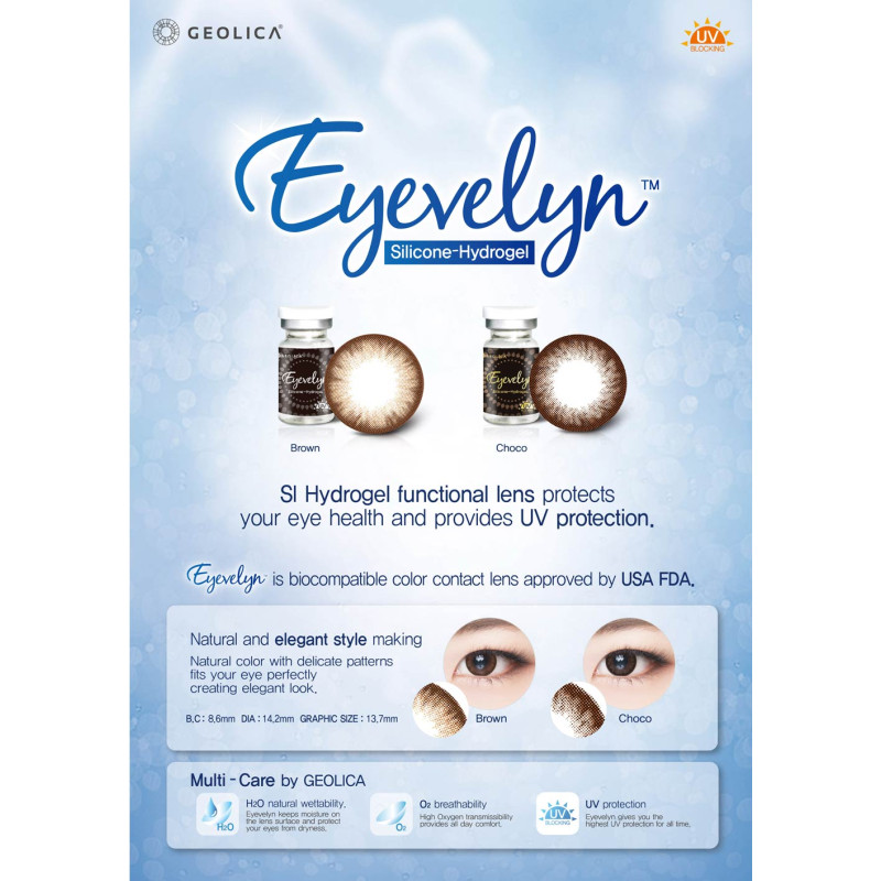 Eyevelyn Silicon-Hydrogel UV Blocking