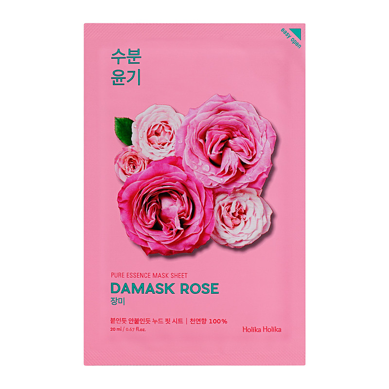 Holika Holika Pure Essence Mask Sheet Gesichtsmaske Damask Rose  1pc