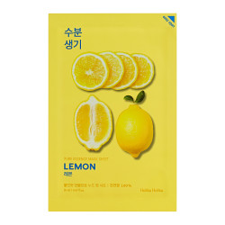 Holika Holika Pure Essence Mask Sheet Gesichtsmaske Lemon Zitrone 1pc