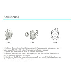 Its Skin The Fresh Sheet Mask Granatapfel Pomegranate Gesichtsmaske 1 Stück