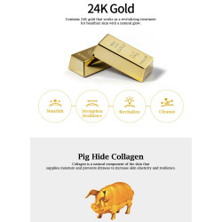 SNP Gold Collagen Ampoule Mask