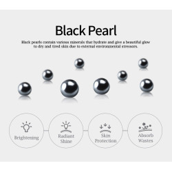 SNP Black Pearl RENEW Black Ampoule Mask