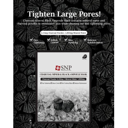 SNP Charcoal Mineral Black Ampoule Mask