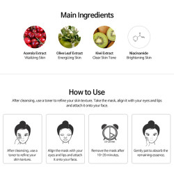 SNP Jelly Vita Brightening Toning Mask