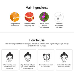 SNP Jelly Vita Firming Toning Mask