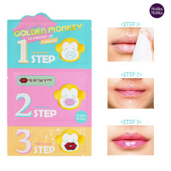 Holika Holika Golden Monkey Glamour Lip 3-Step Kit