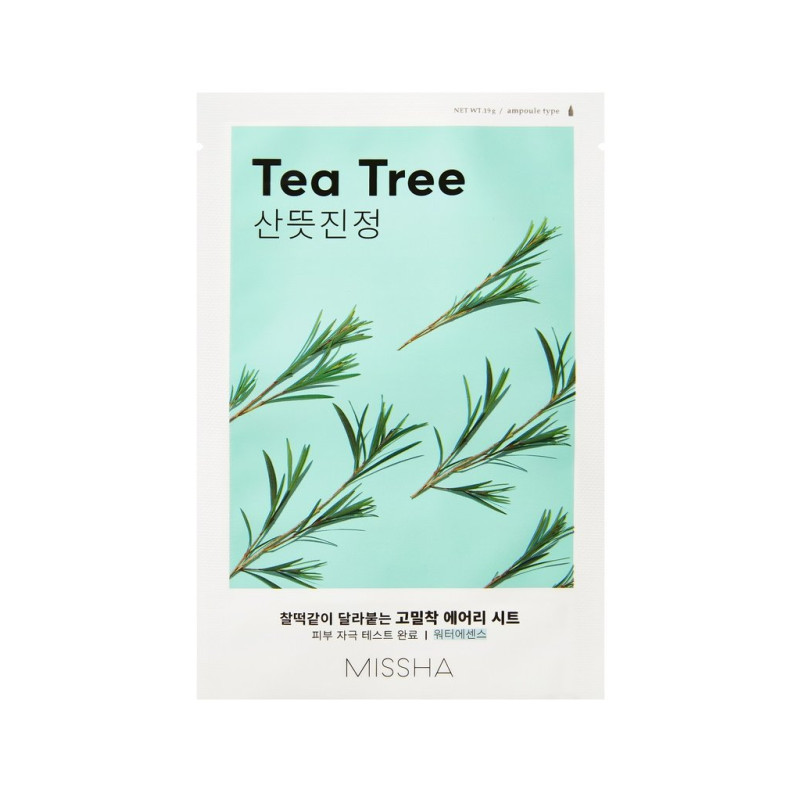 MISSHA Airy Fit Sheet Mask Teebaum Tea Tree Gesichtsmaske 1 Stück