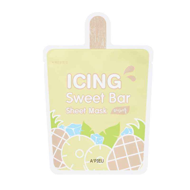 APIEU Icing Sweet Bar Sheet Mask (Pineapple) Ananas Gesichtsmaske