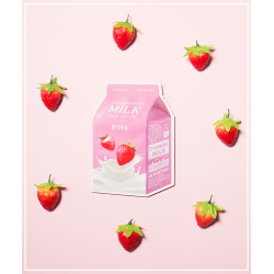 APIEU Strawberry Milk One-Pack Mask Gesichtsmaske 1 Stück