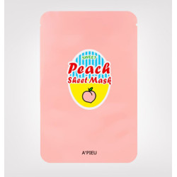 APIEU Sweet Sheet Mask Peach & Yogurt Gesichtsmaske 1 Stück