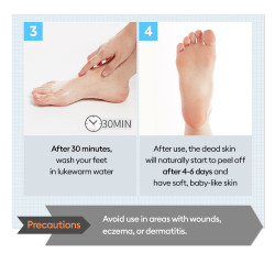 APIEU Soft Foot Peeling Socks 1pc