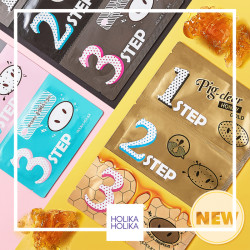 Holika Holika Pig Nose Clear Blackhead 3-Step Kit (Honey Gold)