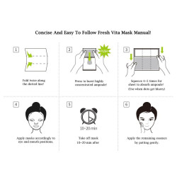 SNP Fresh Vita Hydrating Two-step Mask