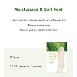 Nature Republic Real Squeeze Aloe Vera Peeling Foot Mask