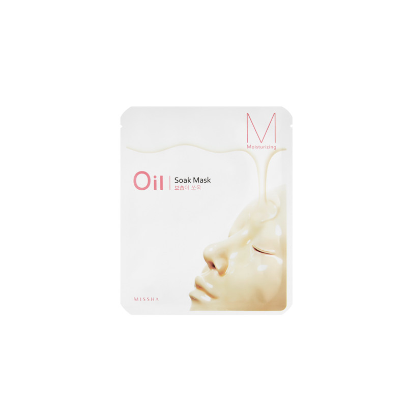 MISSHA - Oil-Soak Mask Moisturizing gesichtsmaske Korean Kosmetik 1pc / 25g