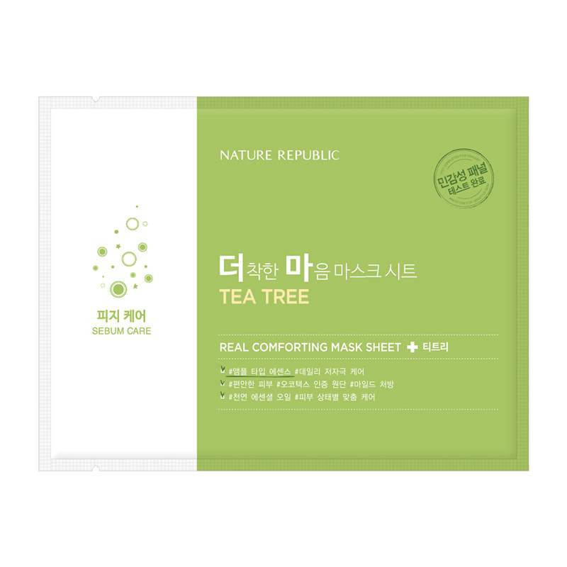 Nature Republic Real Comforting Mask Sheet Tea Tree