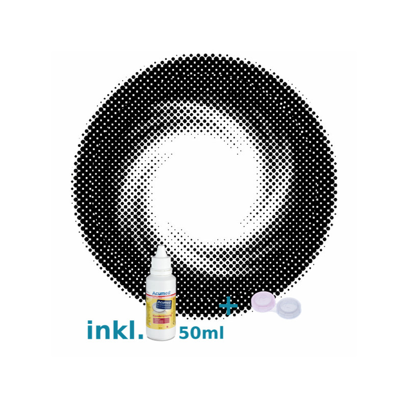 Circle lens Black Big Eyes WPA-200 schwarz