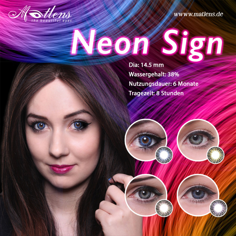 Neon Sign Big Eyes NS4T-X